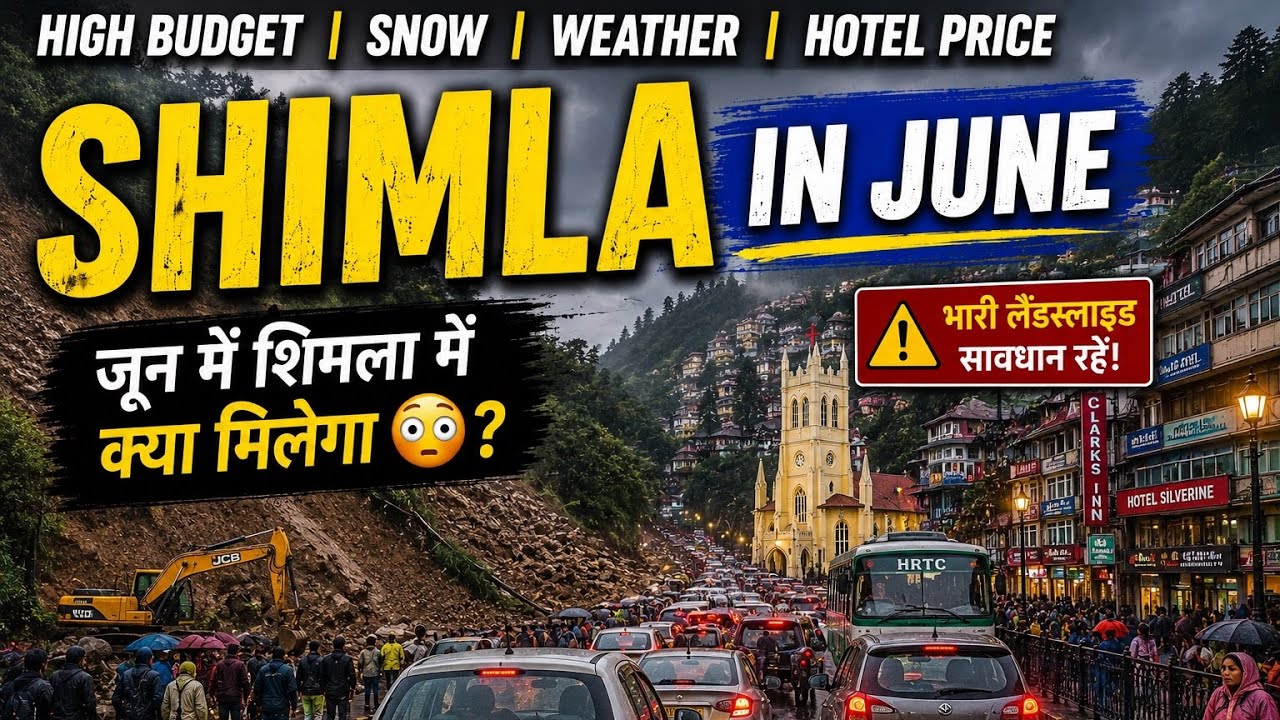 Shimla in june | Weather | Snow | Hotel | Budget | Landslide | Kufri | Narkanda | Mall road