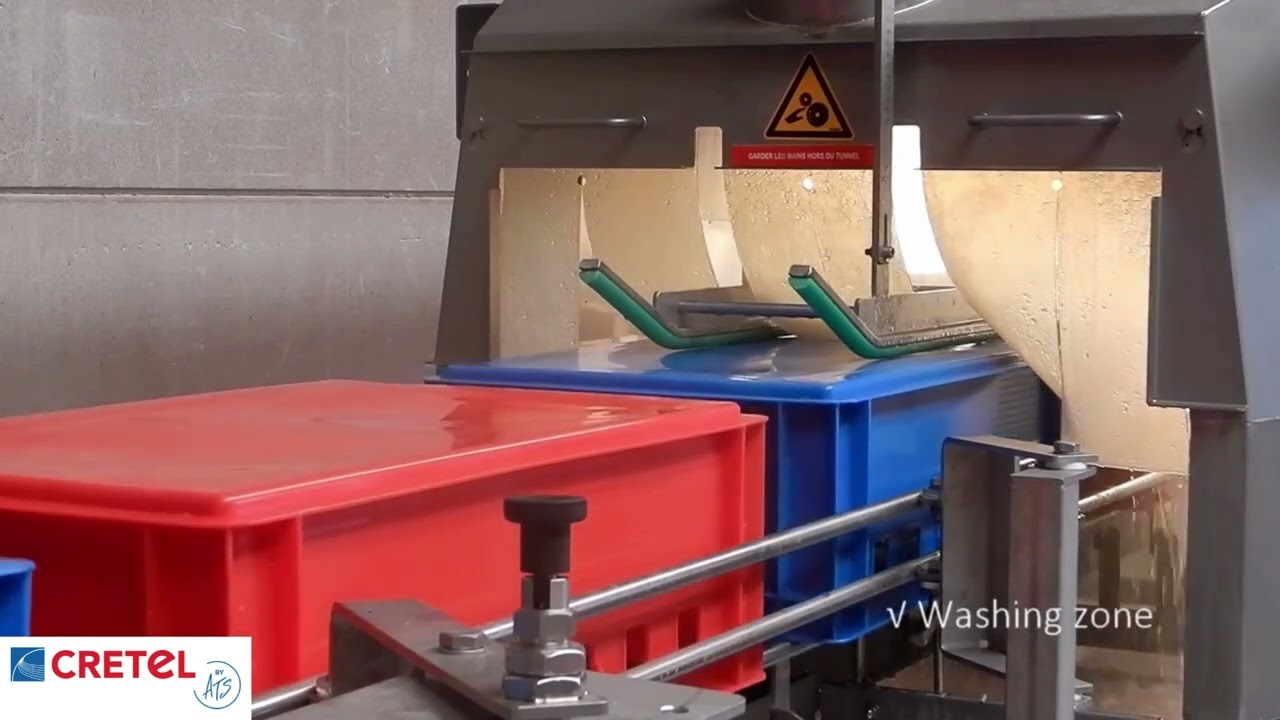 Cretel Crate Washing & Drying machine WR350.60+CD150.60