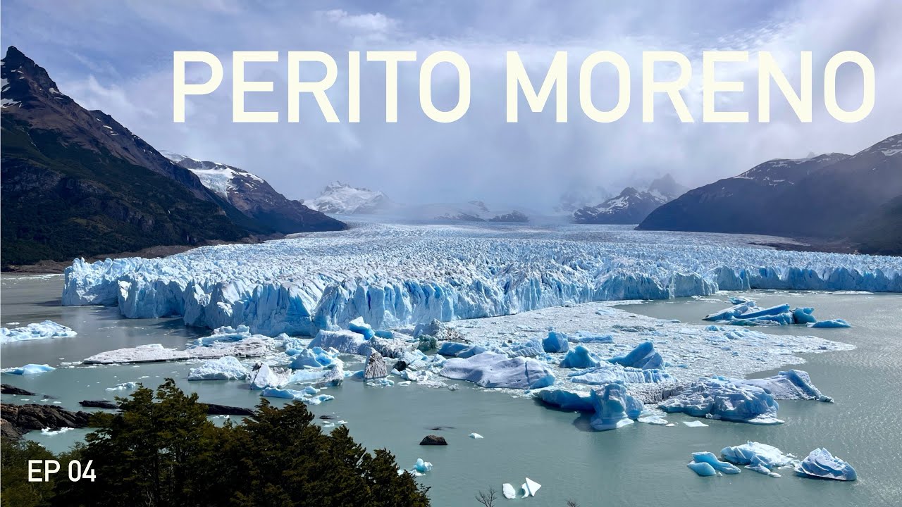 Glaciar Perito Moreno - IMPONENTE | Chegada Passarelas e estacionamento EP 04 Expedição Fim do Mundo