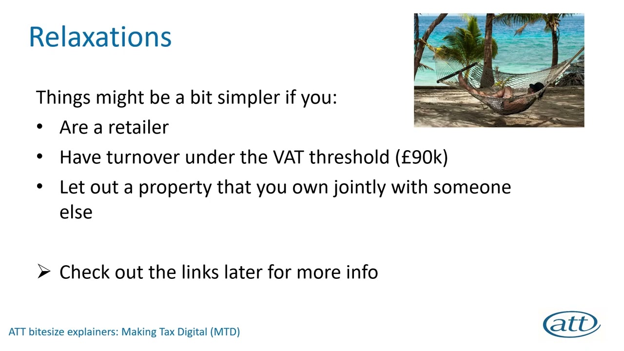 ATT Making Tax Digital Bitesize Explainers - What does MTD involve?