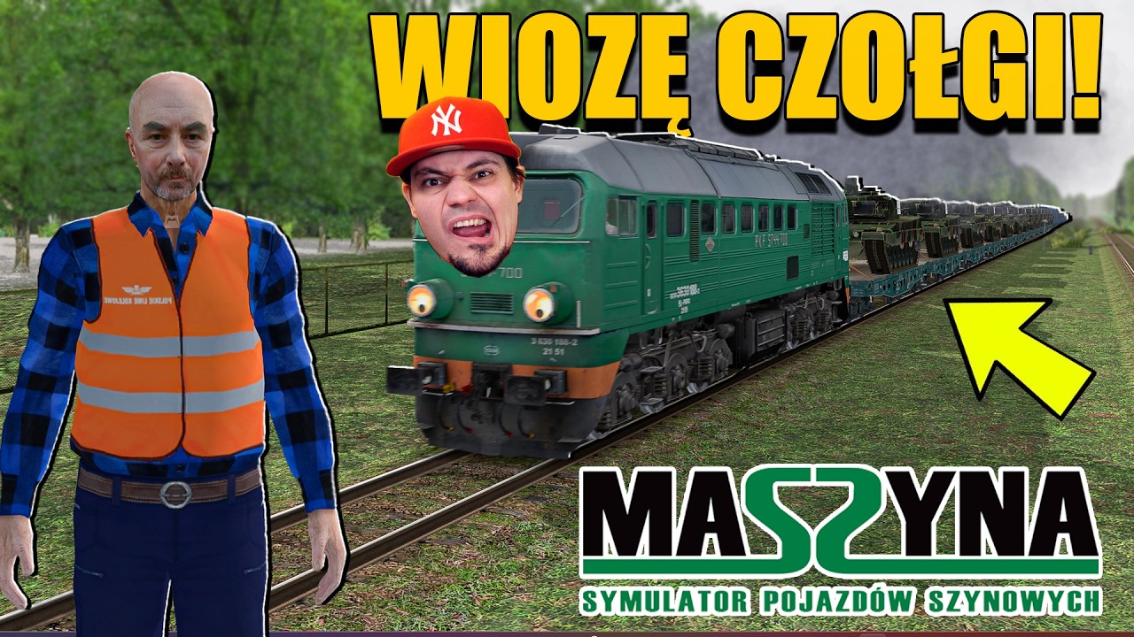 🚈 WIOZŁEM CZOŁGI! KRAJ MI PODZIĘKOWAŁ! | MaSzyna
