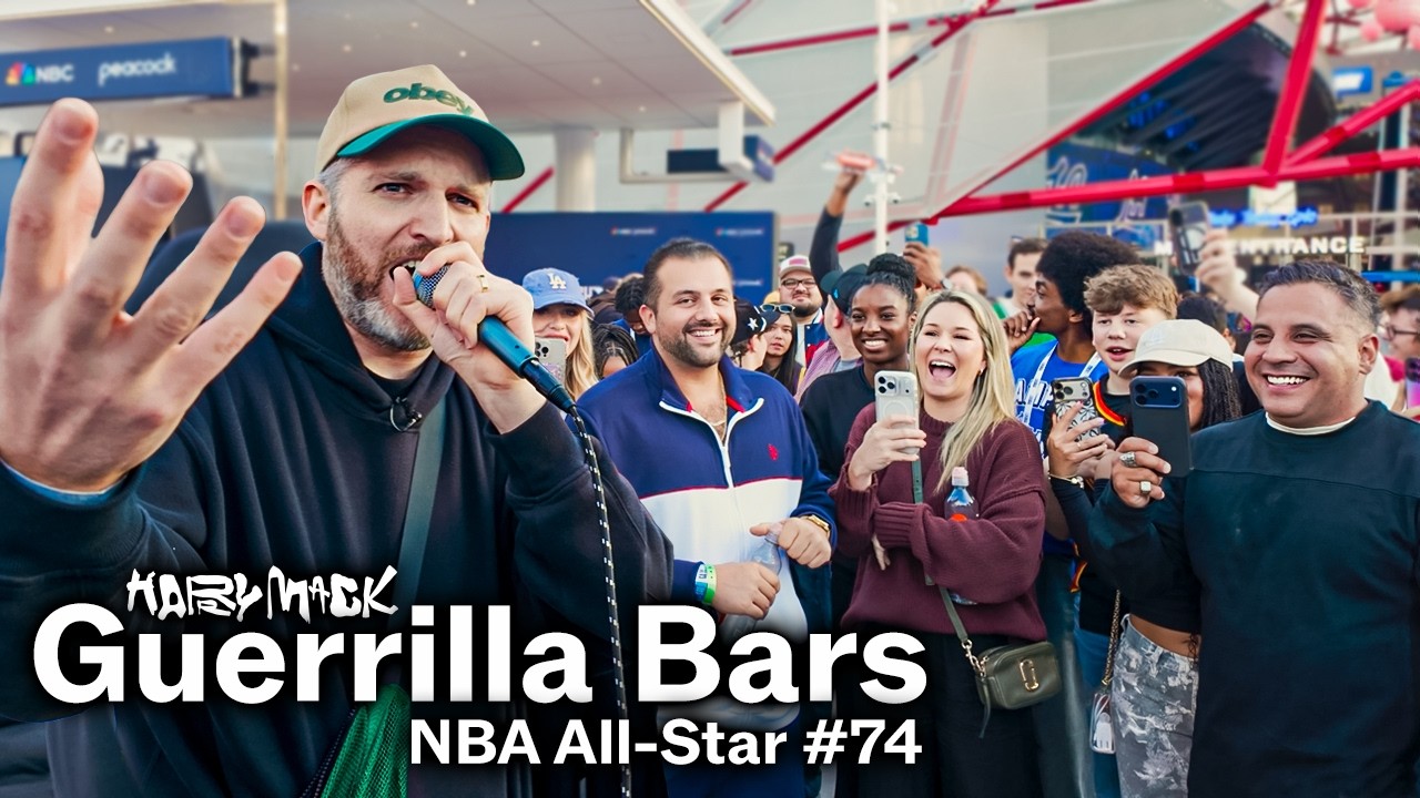 Harry Mack Steals The Show at NBA All-Star Weekend