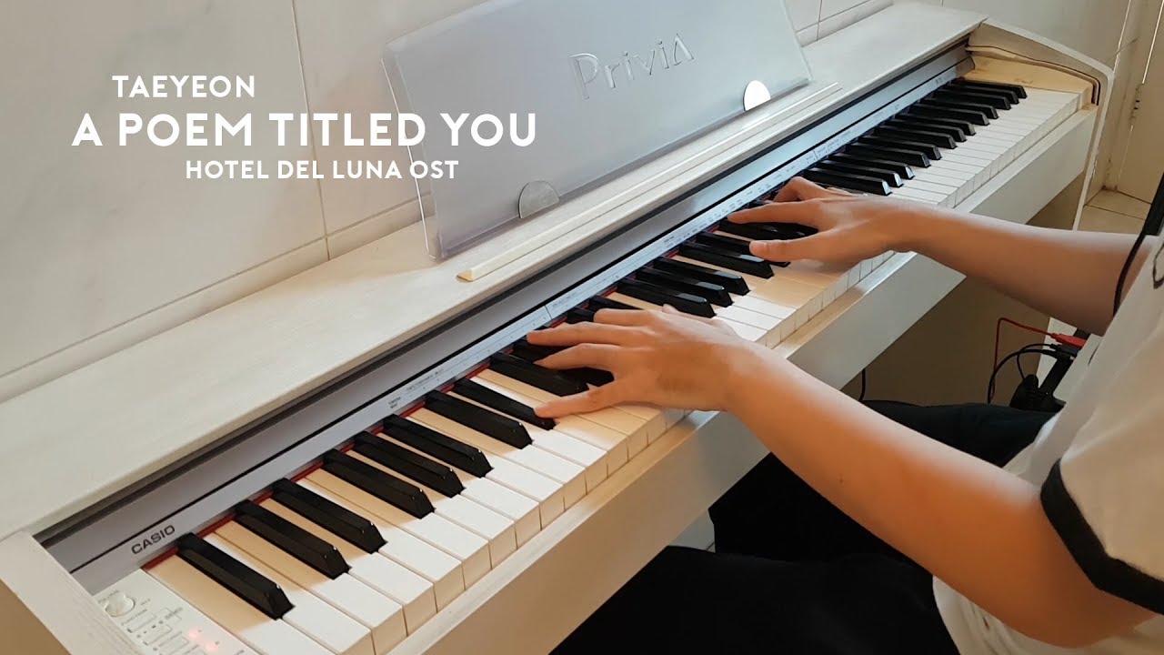 Taeyeon (태연) - A Poem Titled You 그대라는 시 // Hotel Del Luna OST // Piano Cover by Gifford Jeremy