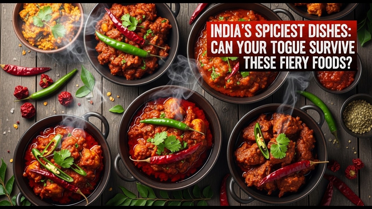 India’s Spiciest Dishes: Can Your Tongue Survive These Fiery Foods?