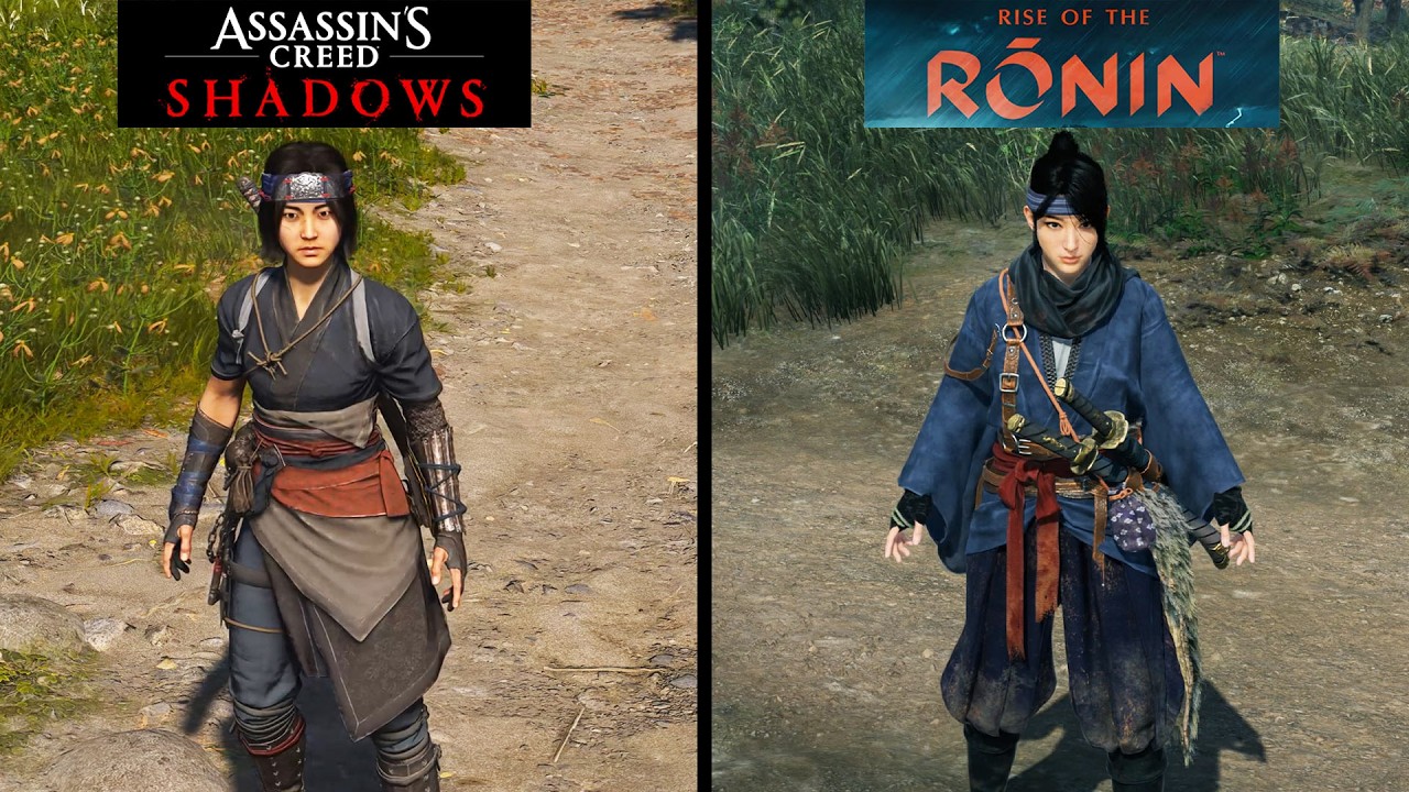 Assassin's Creed Shadows vs Rise of the Ronin - Physics and Details Comparison