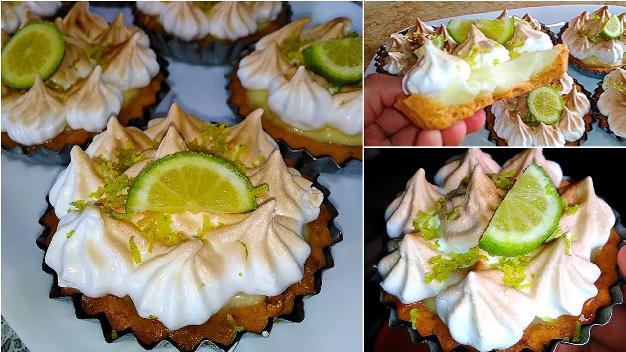 Tarte aux citron meringuée🍋 تارتولات بعجينة ناجحة مع كريمة الليمون الذيذة و المورانغ