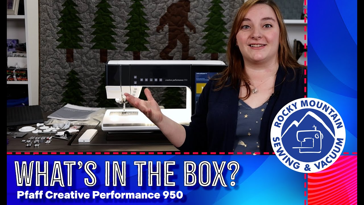 Pfaff Creative Performance 950 - What's in the Box?