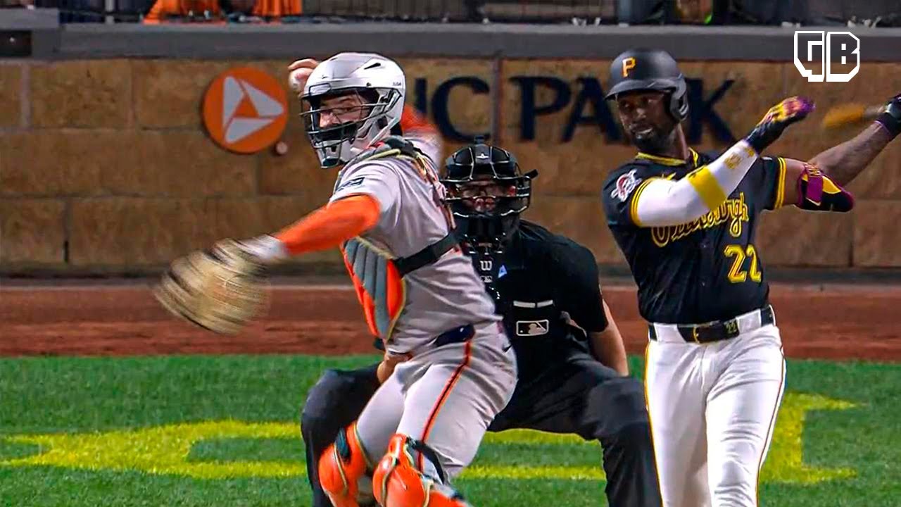MLB | Amazing Catchers Throw | 2025 Highlights