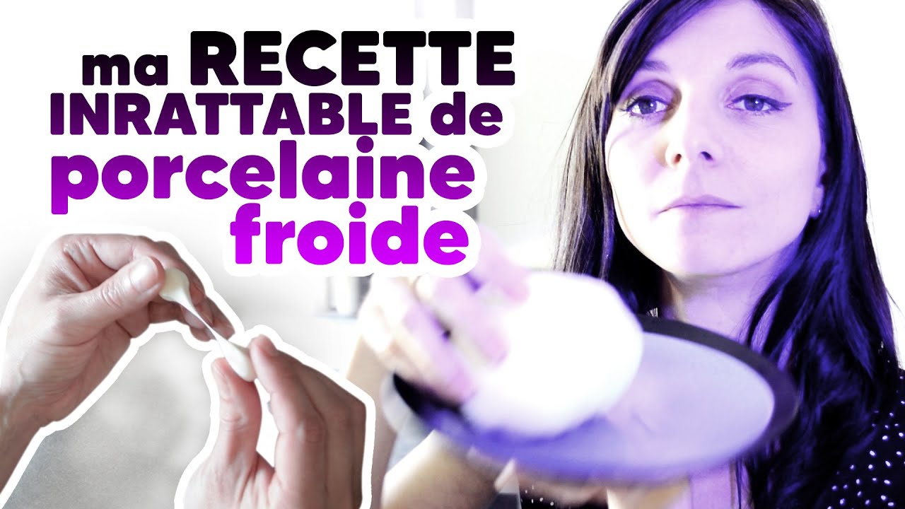 FABRIQUER une pâte auto-durcissante avec 4 ingrédients - RECETTE porcelaine froide