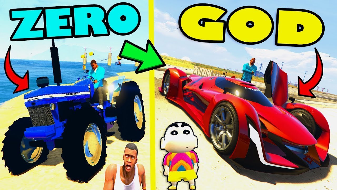 Franklin Upgrading ZERO To GOD SUPER CAR in GTA 5 !