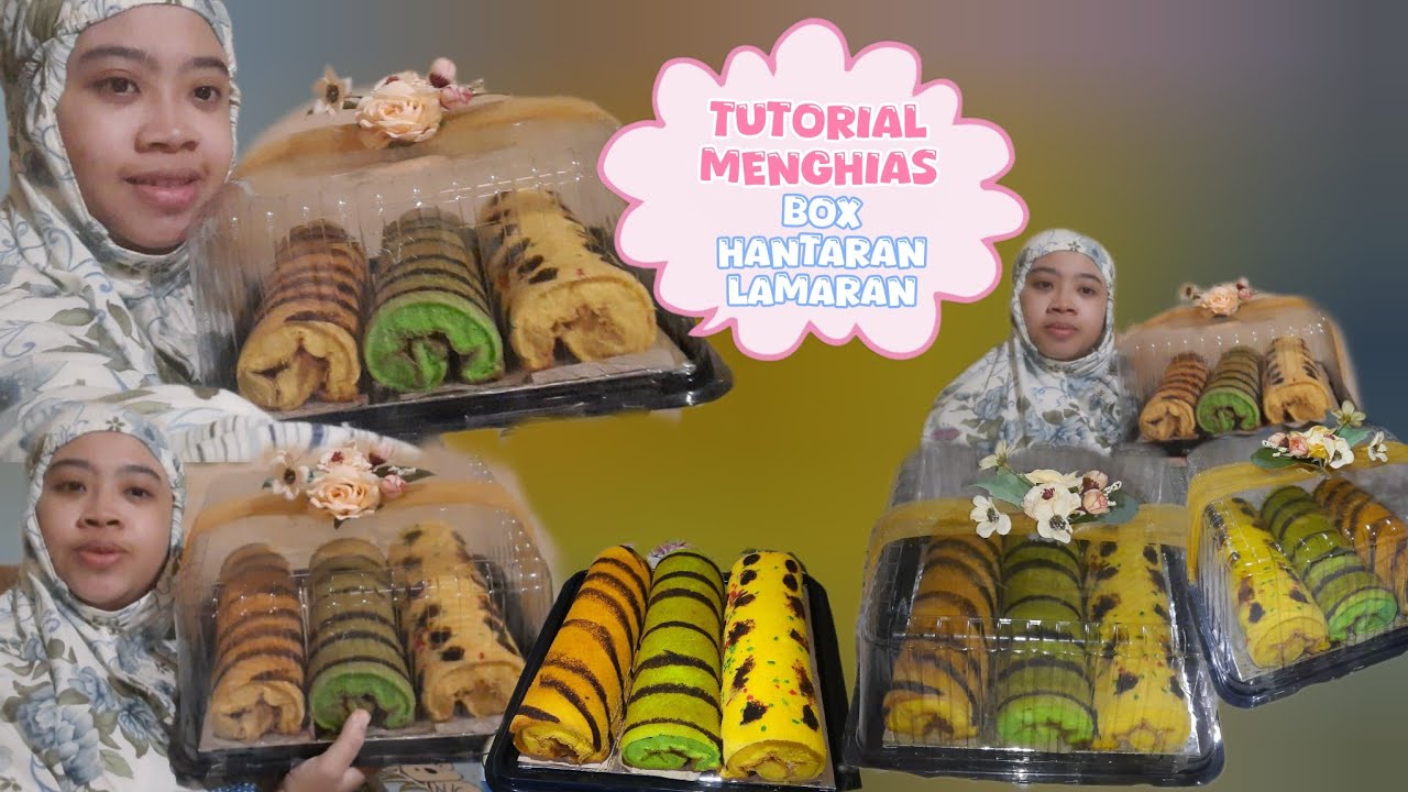 Tutorial menghias box hantaran lamaran