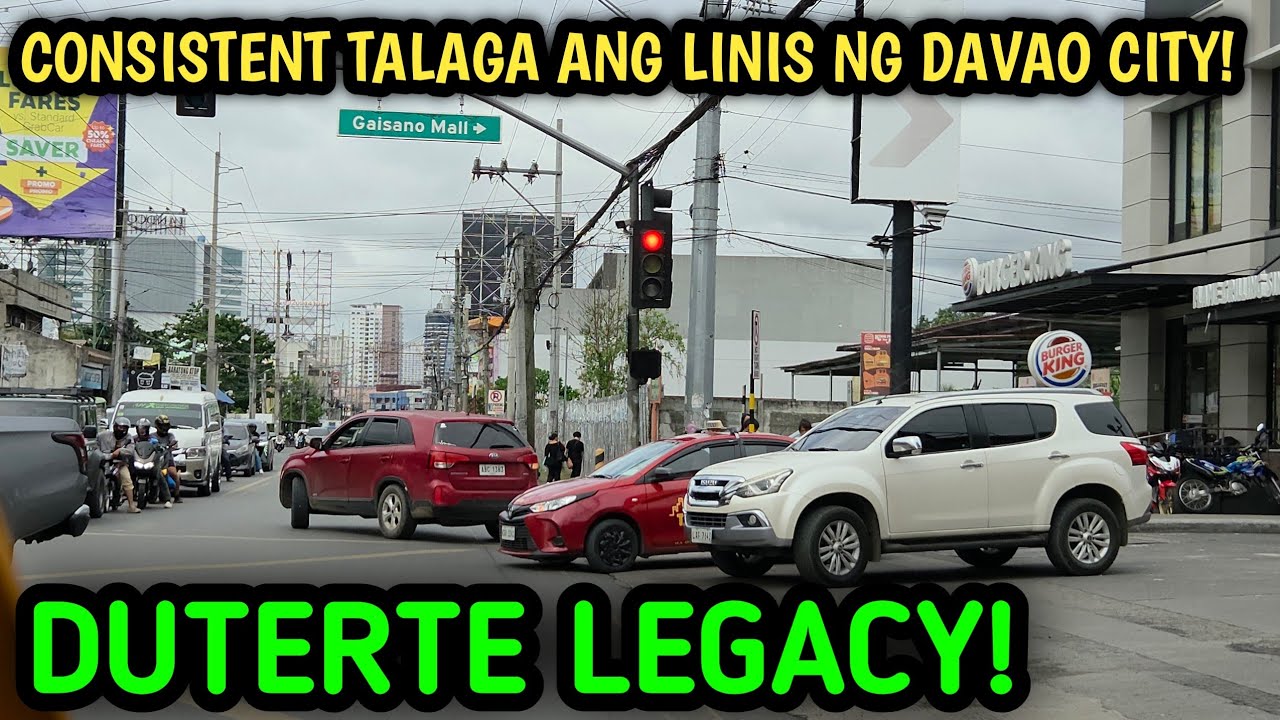 IBA TALAGA ANG GANDA AT LINIS NG KALSADA NI DAVAO CITY KAHIT MAY WIRE MAN O WALA!