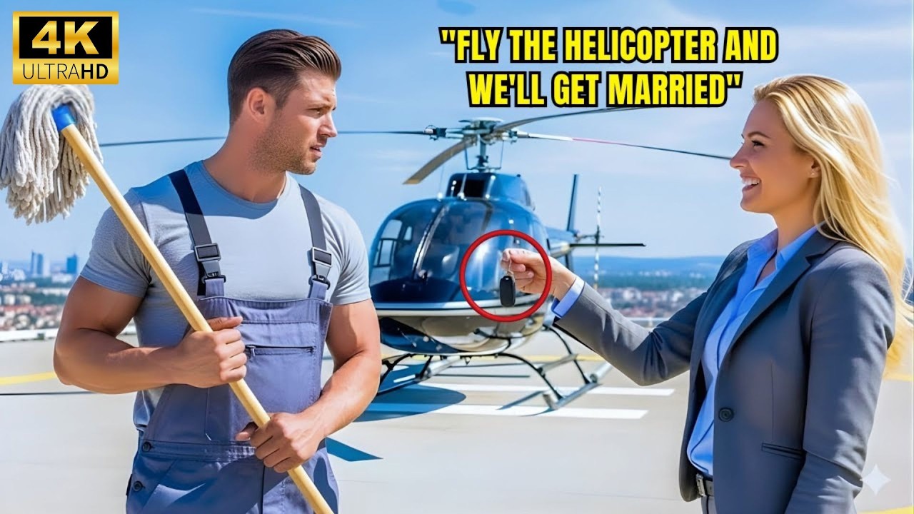 She Mocked Him: “Pilot This Helicopter and I’ll Marry You” — What Happened Next Changed Everything