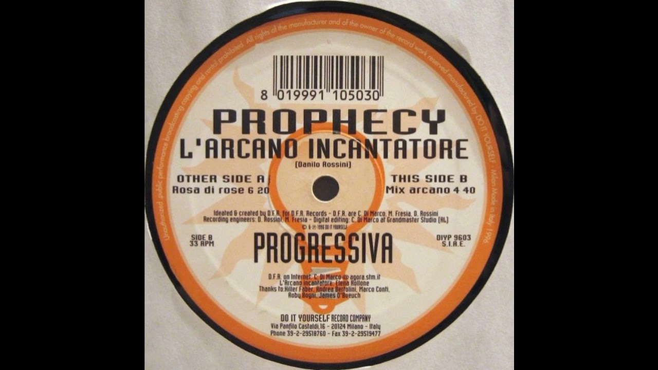 Prophecy - L' Arcano Incantatore - (Mix Arcano) - 1996