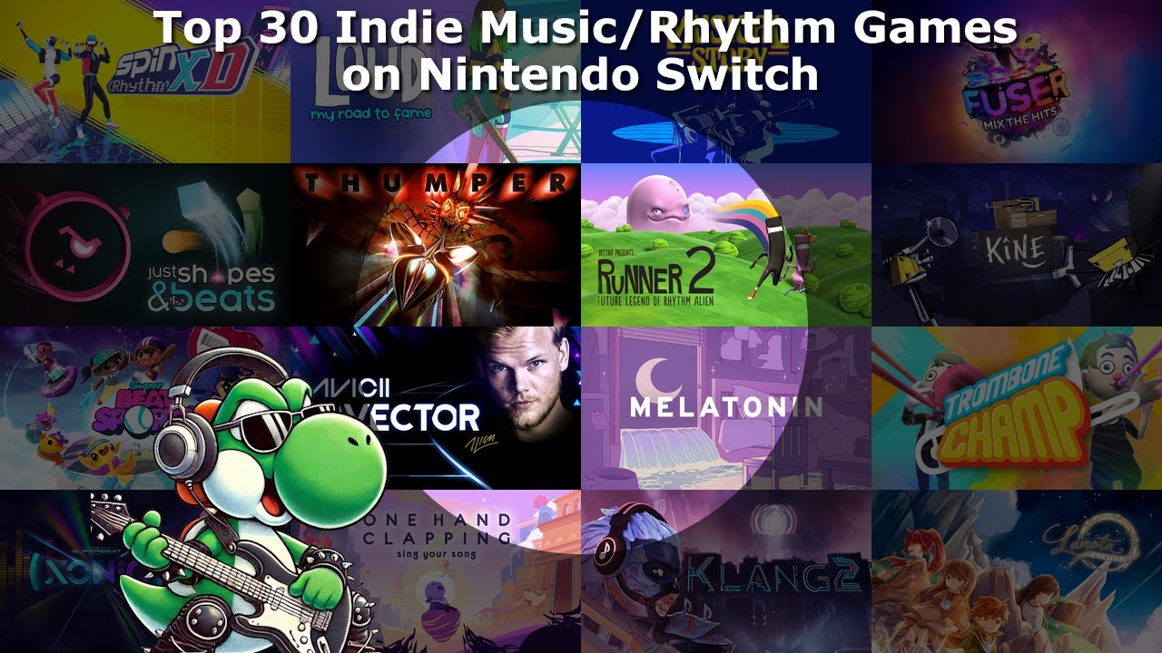 Top 30 / Best Indie Music/Rhythm Games on Nintendo Switch