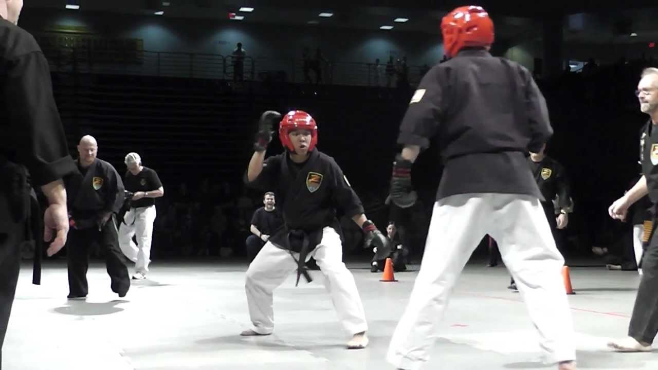 Sensei Vu and Sensei Sam have alittle sparring fun ZUSDS