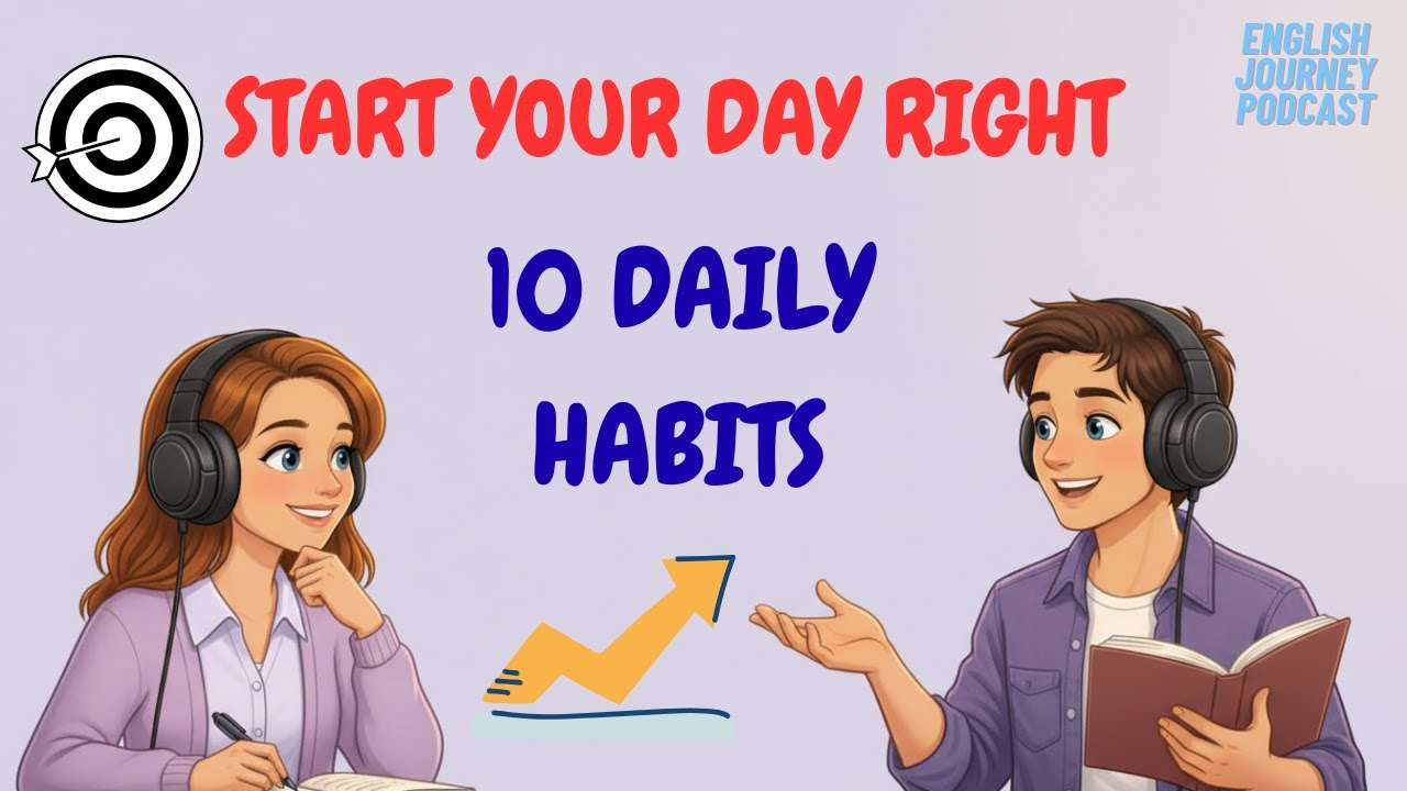Daily Success Habits: How to Build a Better Routine | Easy English Podcast | 10 Simple Habits