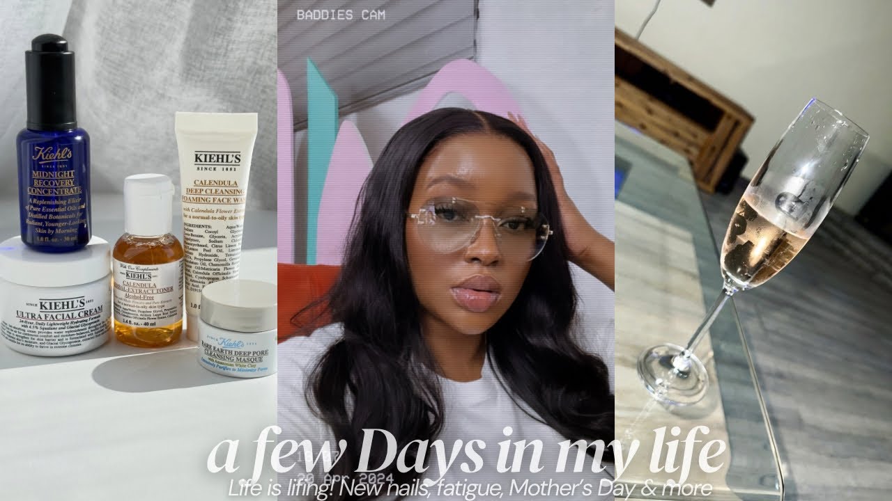 A very choppy vlog: Hard season! Product haul, New nails, fatigue & more | Life lately