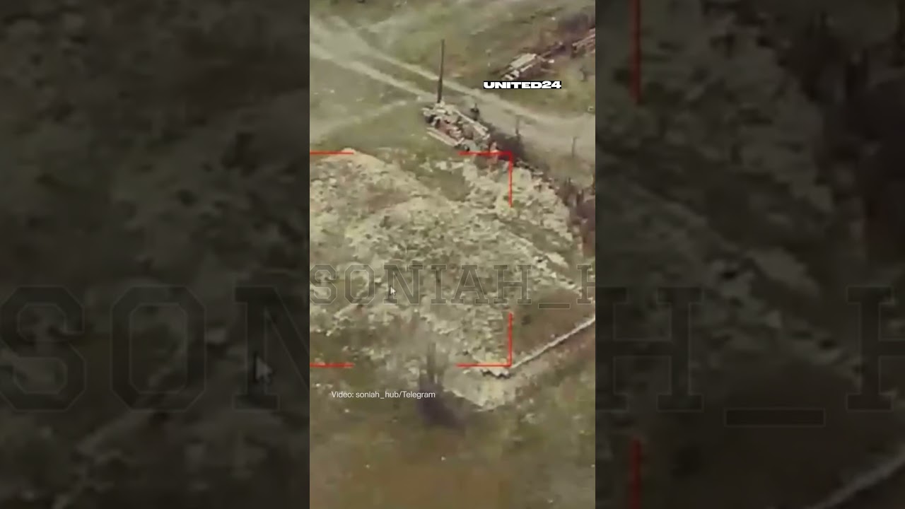 High-Precision Bombing Strike on Russian Command Post #warinukraine