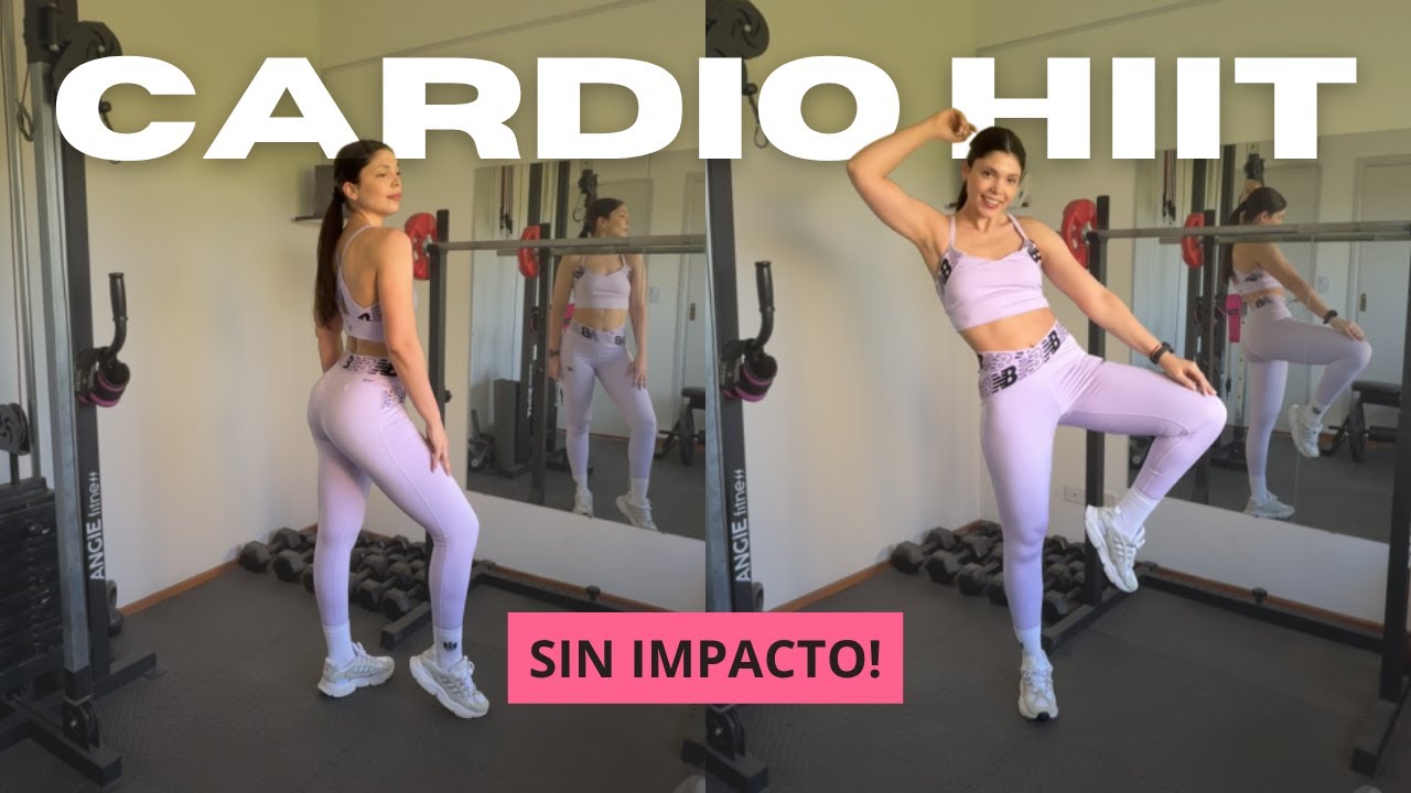 Cómo hacer cardio en casa? | Entrenamiento HIIT sin impacto, efectivo y sin saltos!
