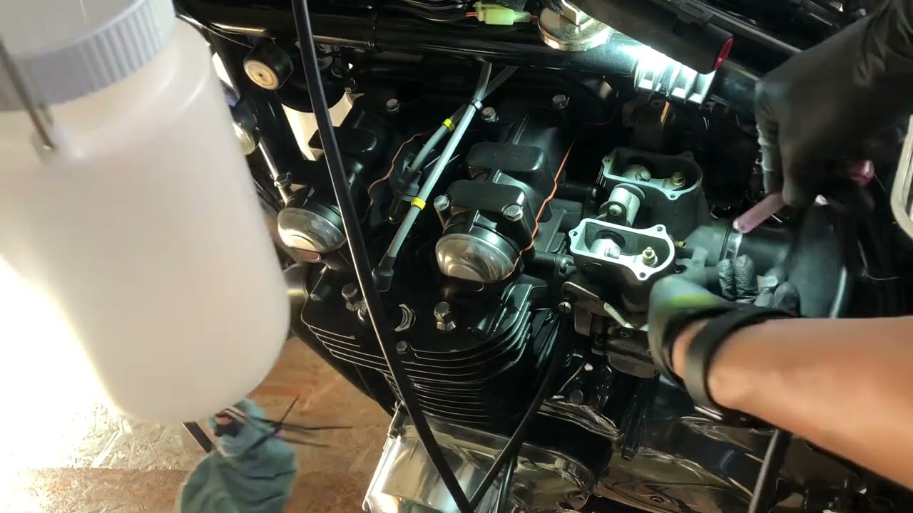 カワサキ　KZ1000 キャブレター調整