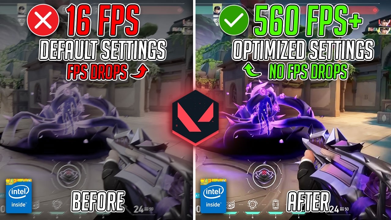 Valorant Act 2 - BEST PC Settings to FIX FPS Drops, Lags, Stutter & Input Delay on ANY PC 📈