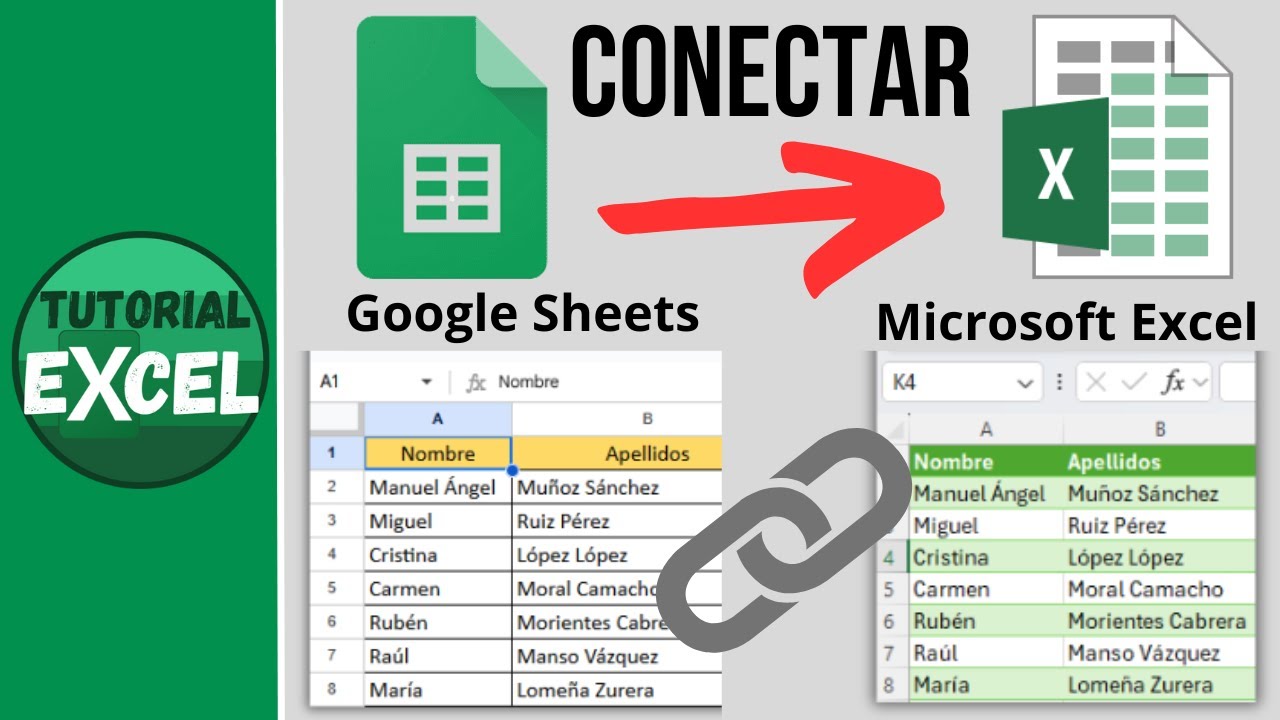 Conectar Google SHEETS con EXCEL