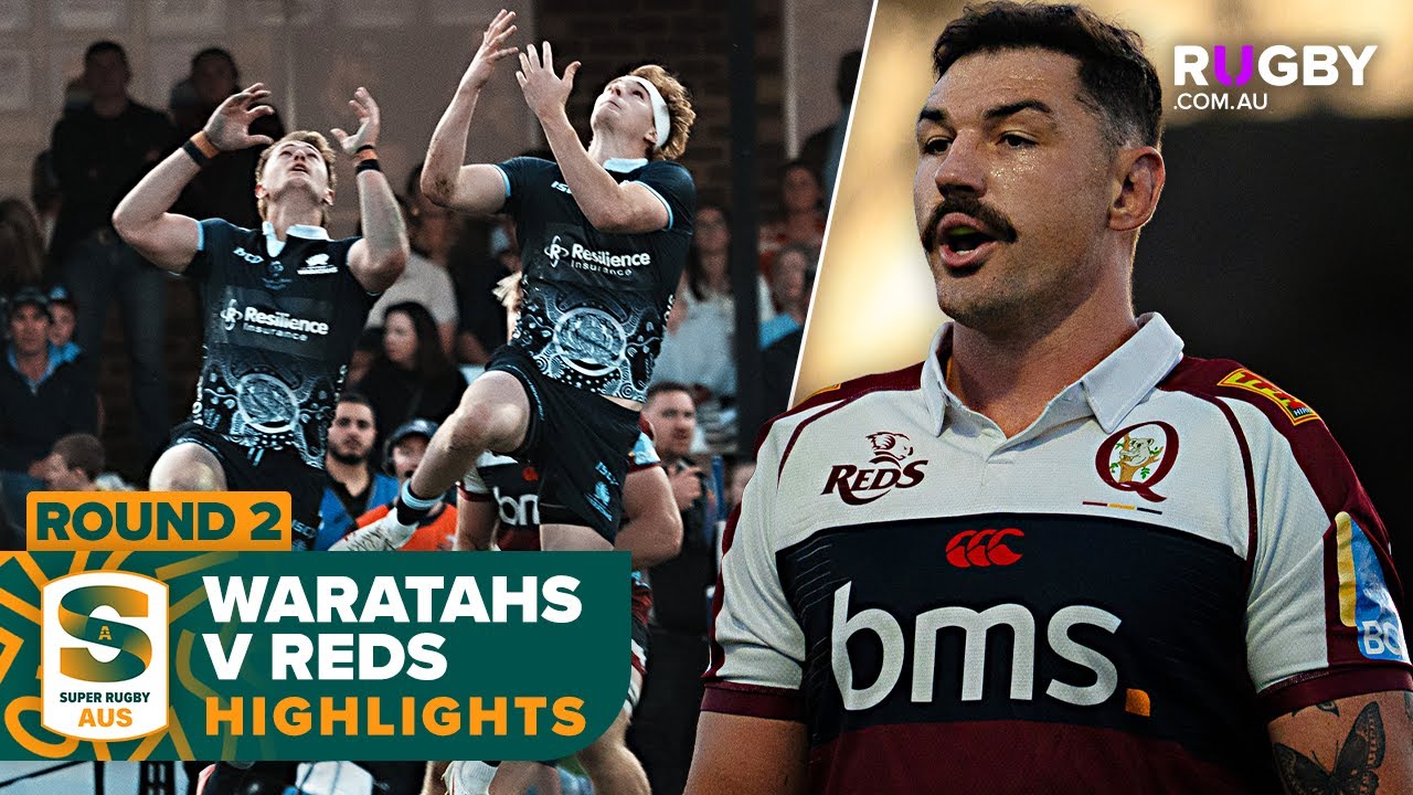 NSW Waratahs &ndash; Queensland Reds: лучшие моменты | Раунд 2 | Super Rugby Aus 2025