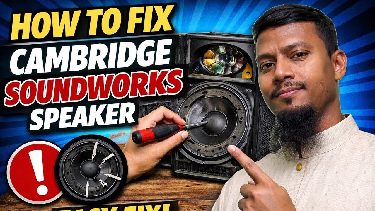 How To Fix Cambridge Soundworks Speaker in Bangla 2026 | Computer Service 2026