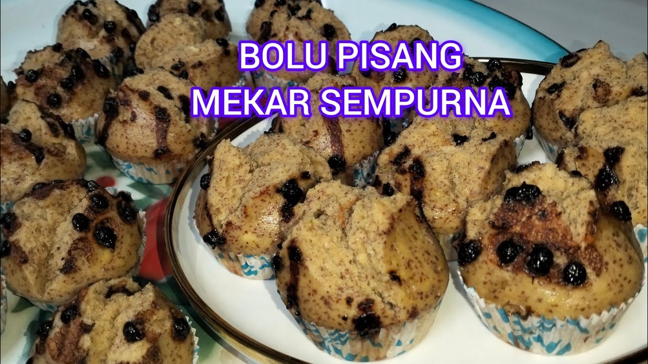 CARA BUAT BOLU PISANG MEKAR SUPER LEMBUT ! MEKAR SEMPURNA !