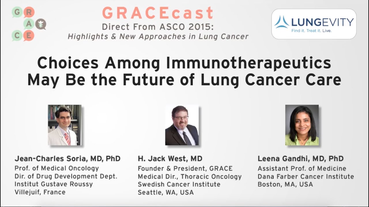 Choices Among Immunotherapeutics May Be the Future of Lung Cancer Care