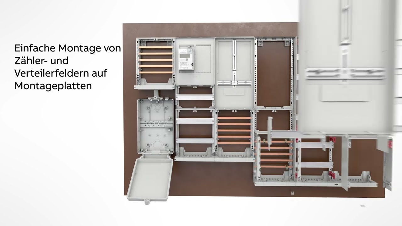 CombiLine MP Innenausbausystem auf Montageplatte - innovativ, schnell und flexibel