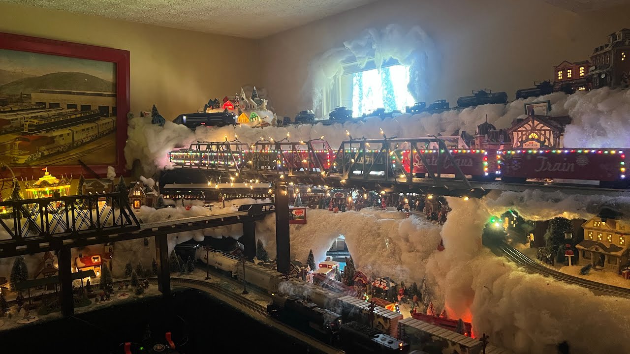 2025 Christmas O Gauge Train Layout 