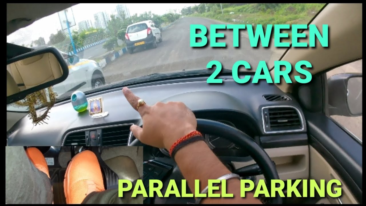 Parallel parking and judgement with driver POV| Parking car between 2 cars | Rahul Drive Zone