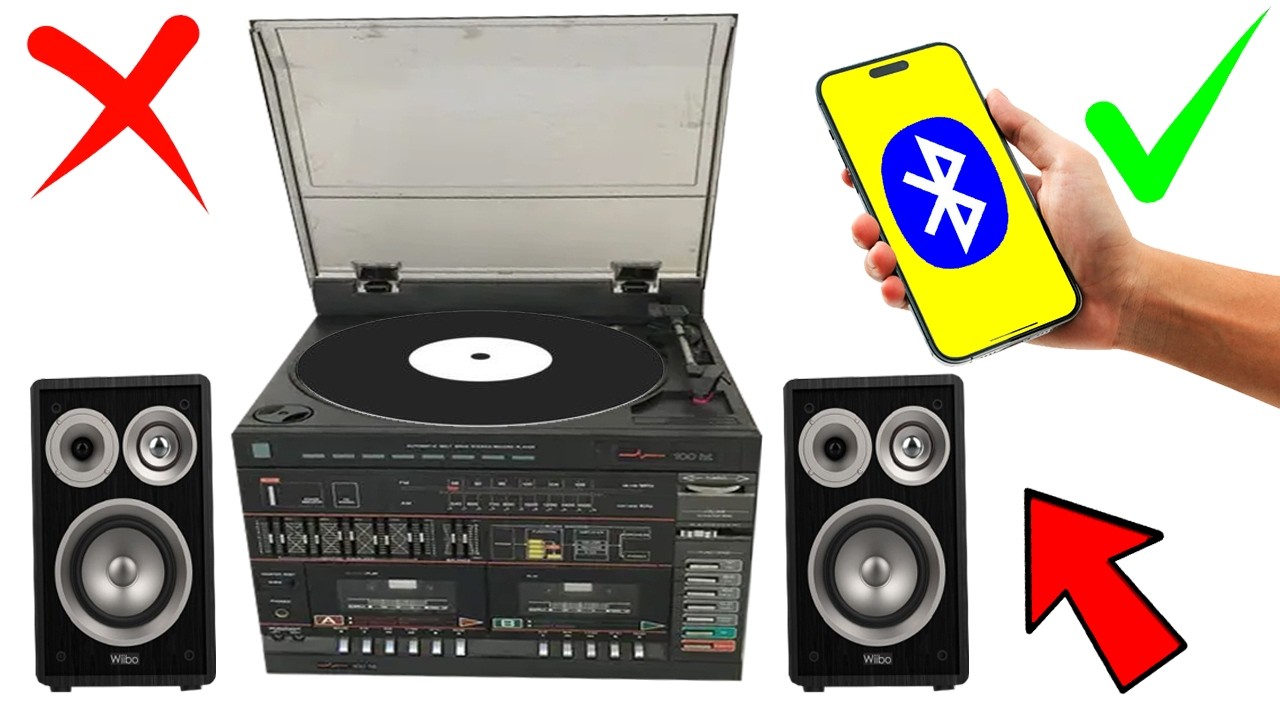 Convierte tu VIEJO Equipo de SONIDO en BLUETOOTH en MINUTOS 