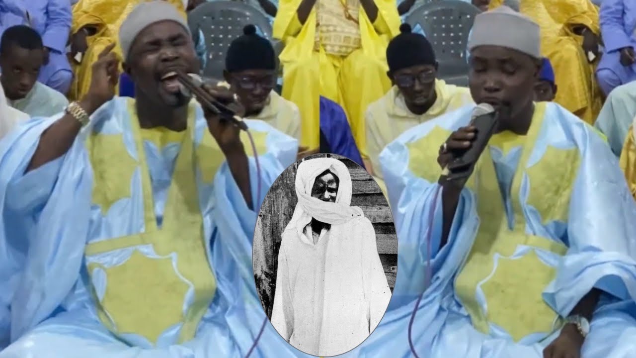 cheikh diop mbaye fait Chavirer les cœurs avec les Khassidas de Serigne Touba