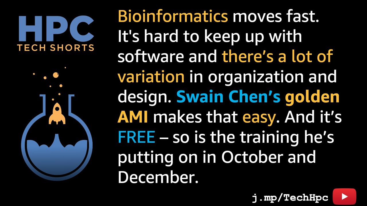 Getting started with bioinformatics on AWS with Swaine Chen from GIS