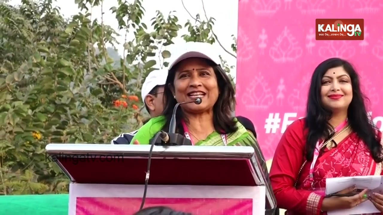 BMC Mayor Sulochana Das Addresses Gathering at Pattathon 3.0 Organised by KIIT and KISS