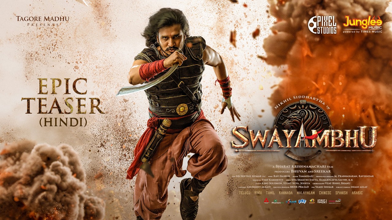 Swayambhu - Epic Teaser (Hindi) | Nikhil Siddhartha | Samyukta | Nabha | Bharat | Ravi Basrur