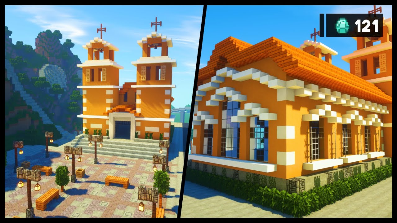 Minecraft: LazyCity #121 - CONSTRUINDO UMA IGREJA ANTIGA NO MINECRAFT 1.17.