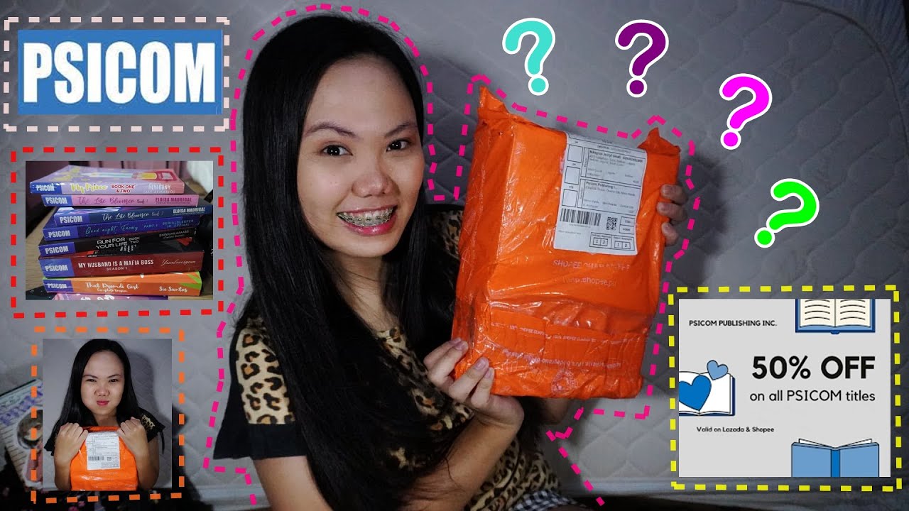 UNBOXING WATTPAD PSICOM BOOKS - 50% SALE (JUNE 2020)