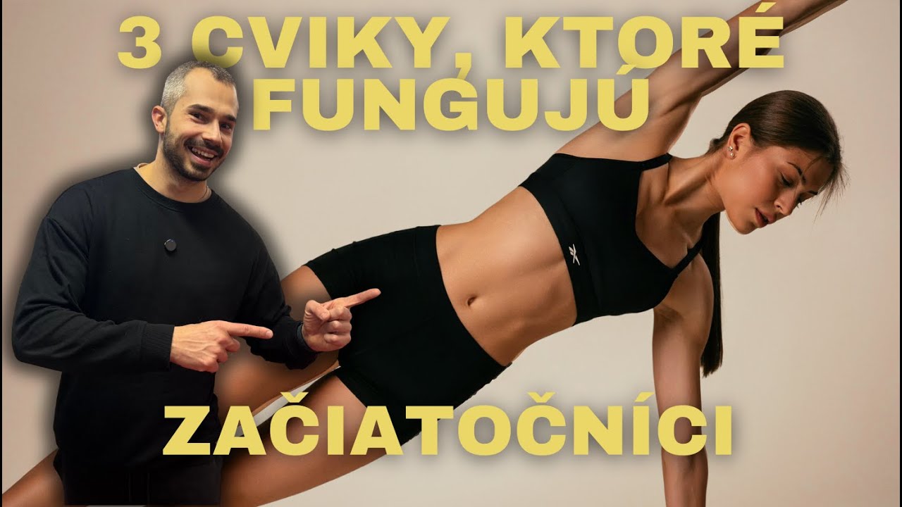 Silný stred tela z domu: stačia ti len 3 cviky
