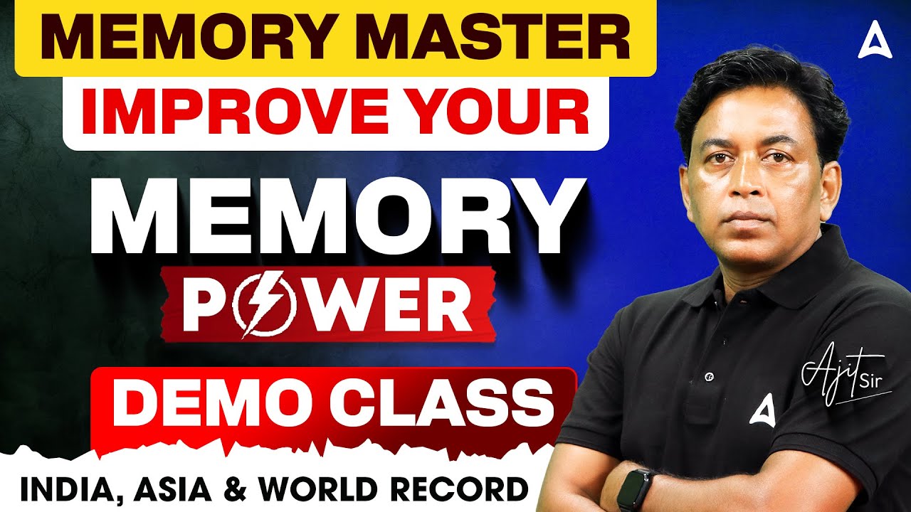 Memory Master Demo Class | Improve Memory Power for Bank Exams | By Ajit Sir