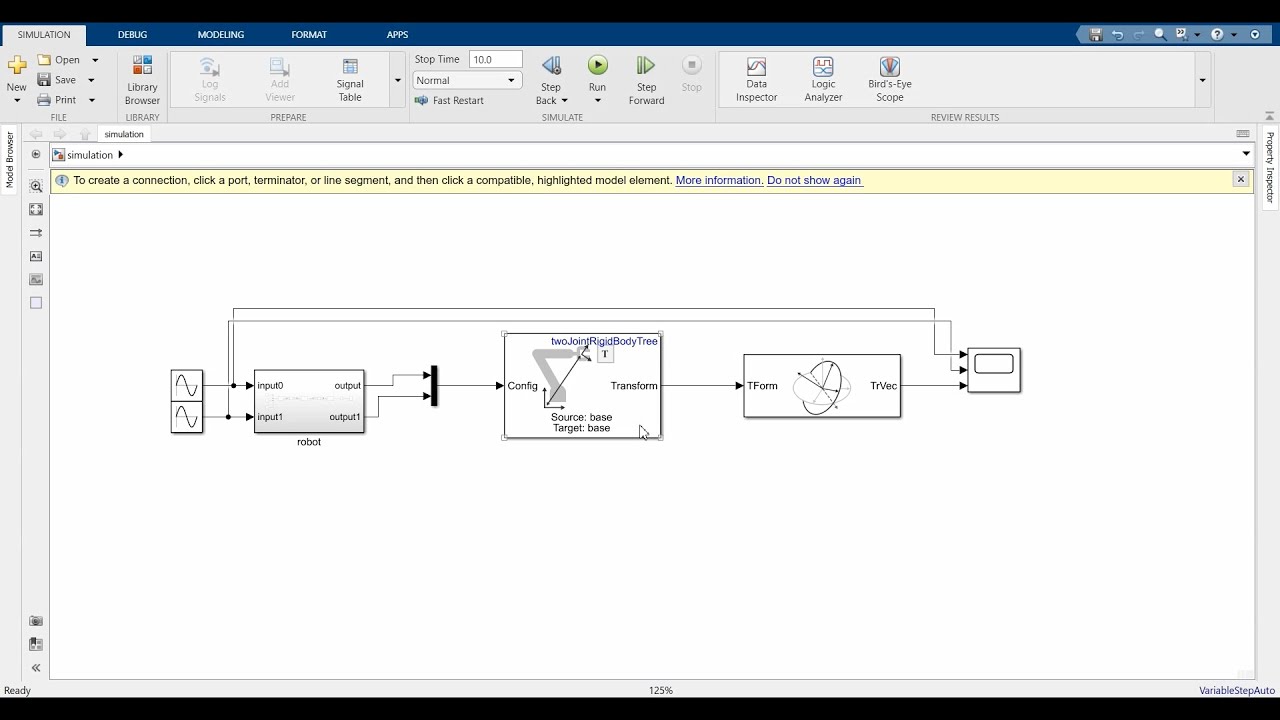 2 DOF manipulator design and simulation | MATLAB | Simulink | Simscape | ROS | Kinematics.
