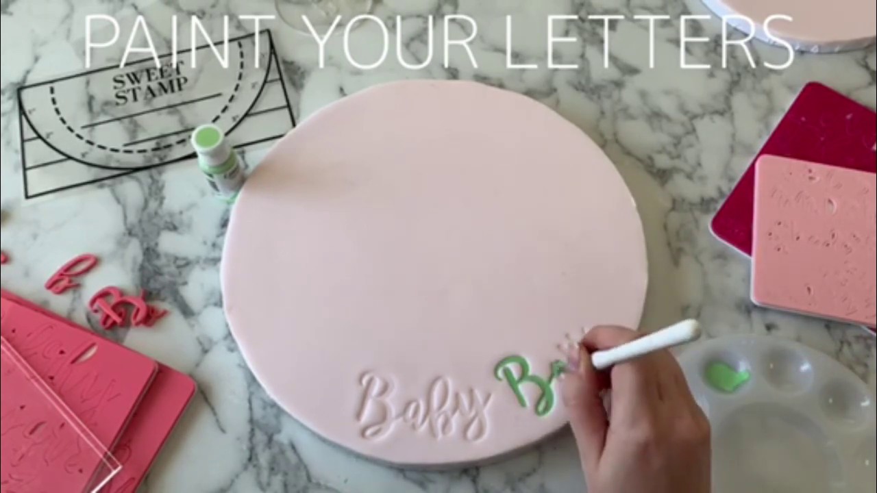 How to use SweetStamp on large Cake Boards