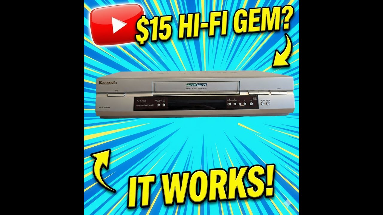 VHS для звука? Тестирую Hi-Fi видик Panasonic за 15$