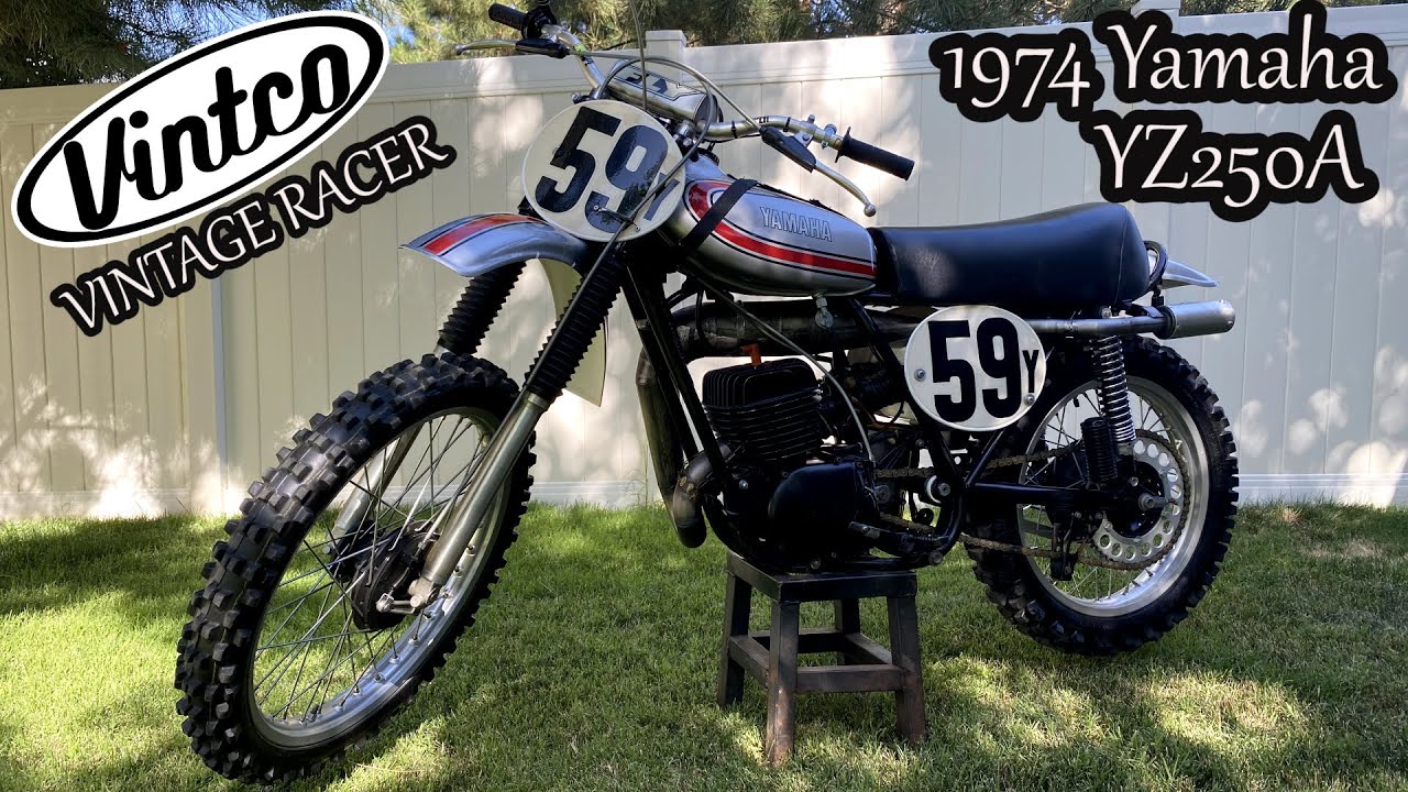 1974 Yamaha YZ250A Factory bike -VintCo Vintage Racer