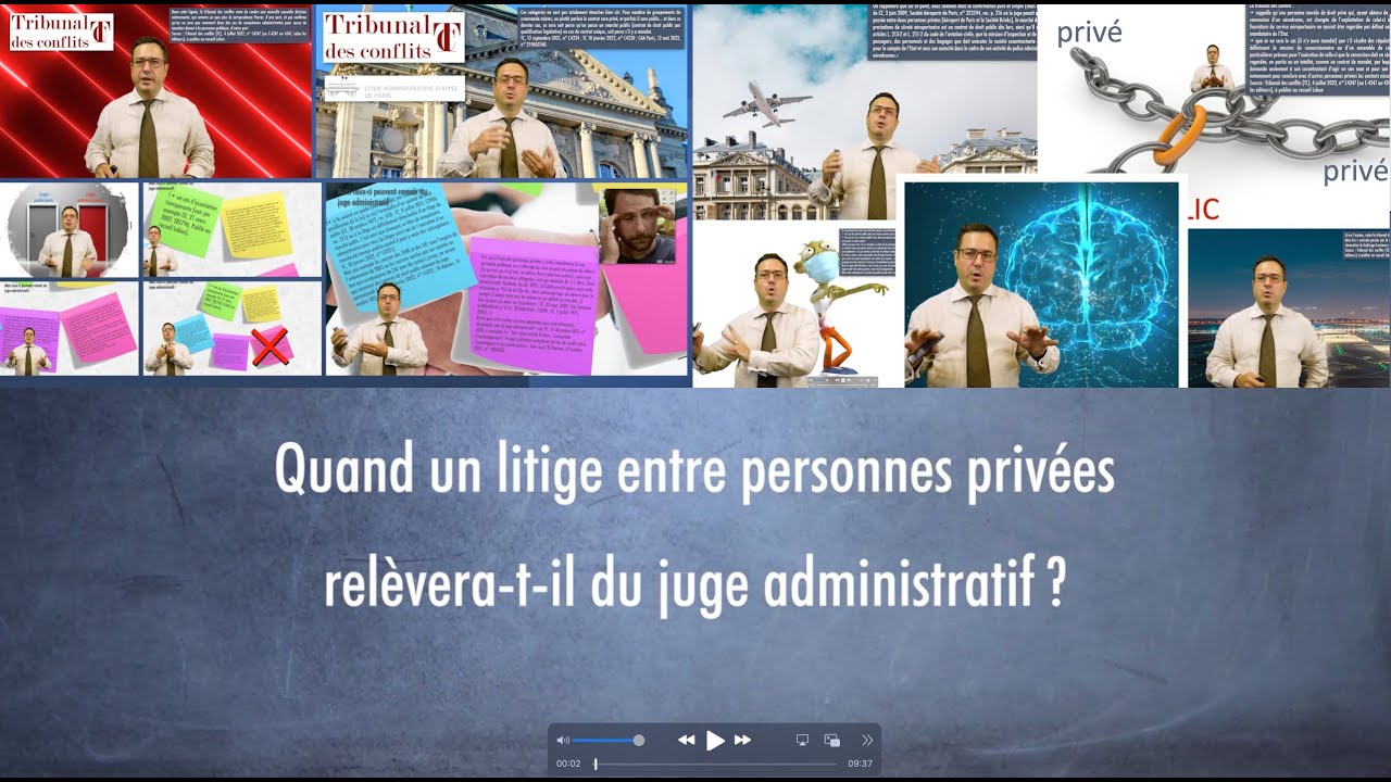 Quand un litige entre personnes privées relèvera-t-il du juge administratif ?