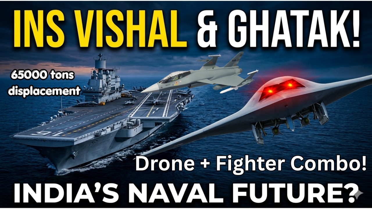 INS Vishal Explained 🔥 India&rsquo;s 65,000 Ton Super Aircraft Carrier