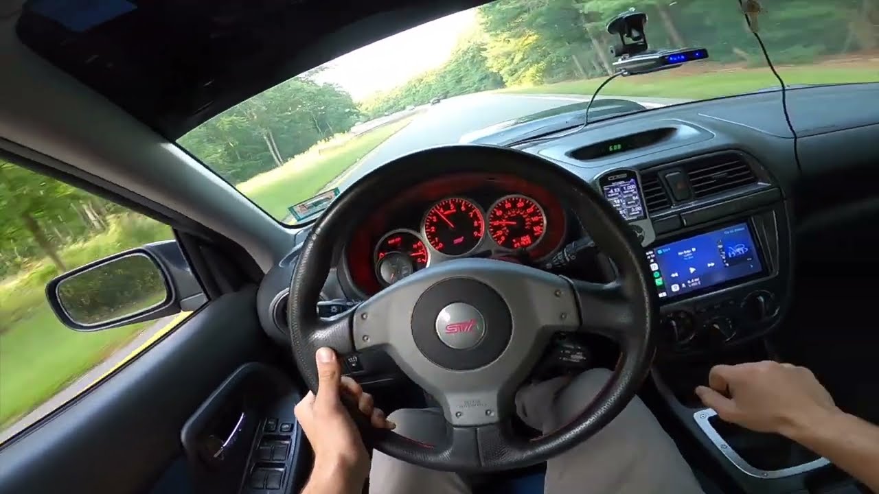 POV Drive in My STI! Tomei Straight Pipe